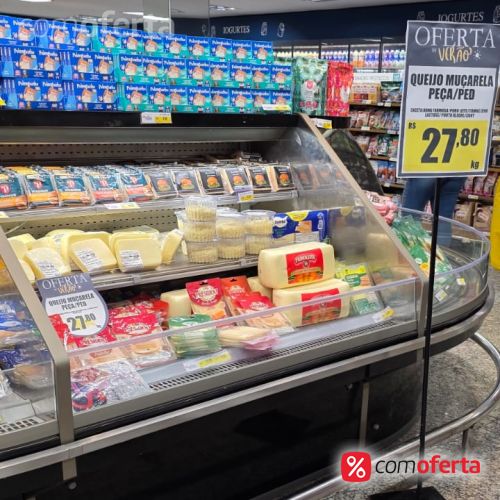 Queijo Mussarela Peça Pedaço Kg