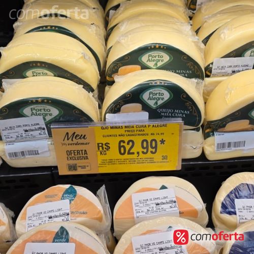 Queijo Minas Padrão Porto Alegre - Kg