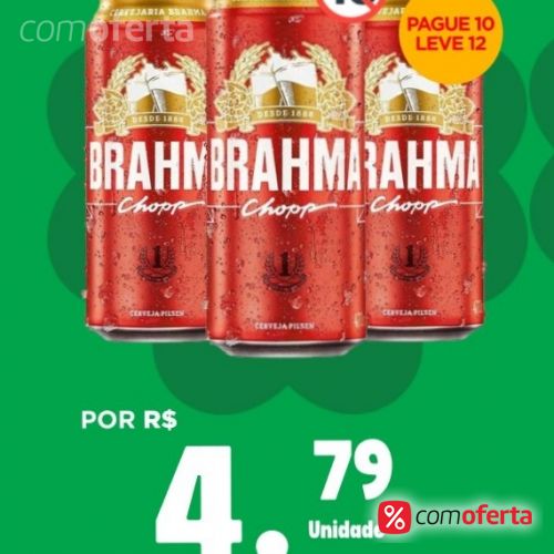 Cerveja Brahma 473ml - Latão