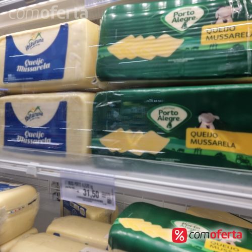 Queijo Mussarela Peça Pedaço Kg