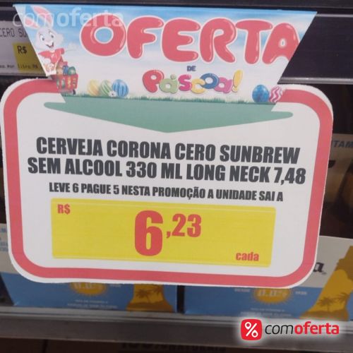 Cerveja Corona Cero - Zero Álcool 330ml Long Neck
