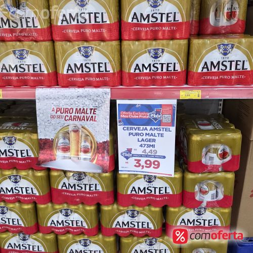 Cerveja Amstel Lager 473ml - Latão