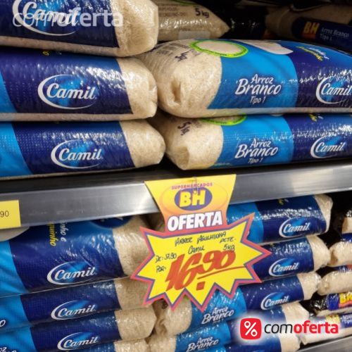 Arroz Branco Camil Tipo 1- 5kg