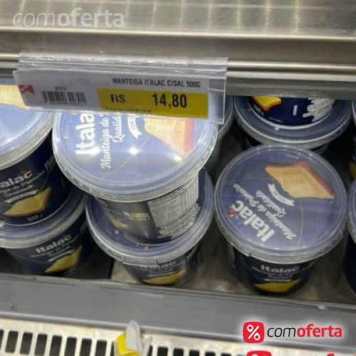 Manteiga Italac com Sal 500G