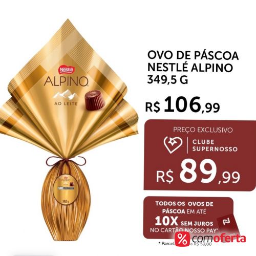 Ovo de Páscoa Alpino 349,5 g - Nestlé