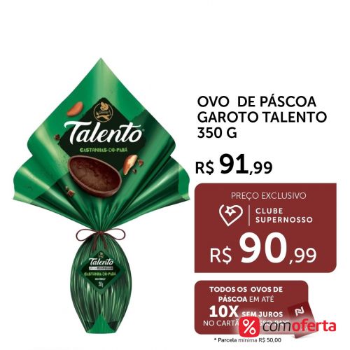 Ovo de Páscoa Talento 350g - Garoto