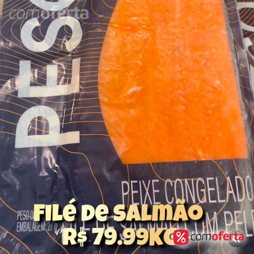 Peixe Filé de Salmão - Kg