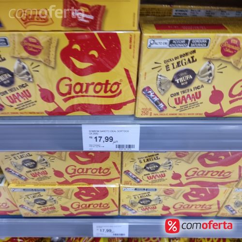 Caixa de Bombom Sortido Garoto 250g