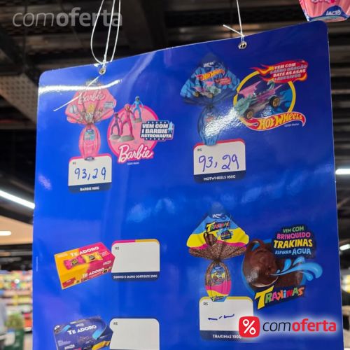 Ovo de Páscoa Hotwheels 166g - Lacta