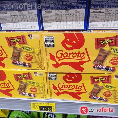 Caixa de Bombom Sortido Garoto 250g