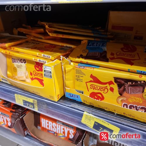 Chocolate Barra Garoto 80g