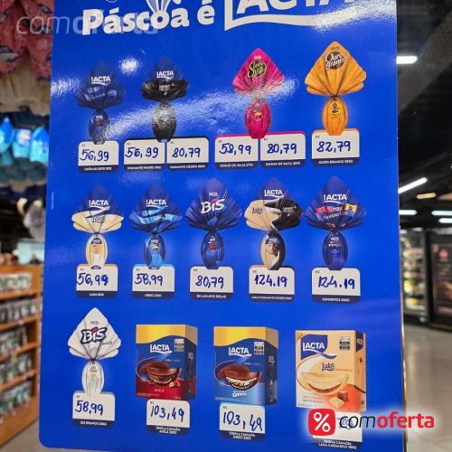 Ovo de Páscoa Lacta ao Leite - 157g - Lacta