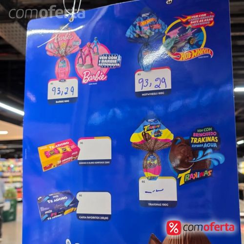 Ovo de Páscoa Lacta Barbie 166g