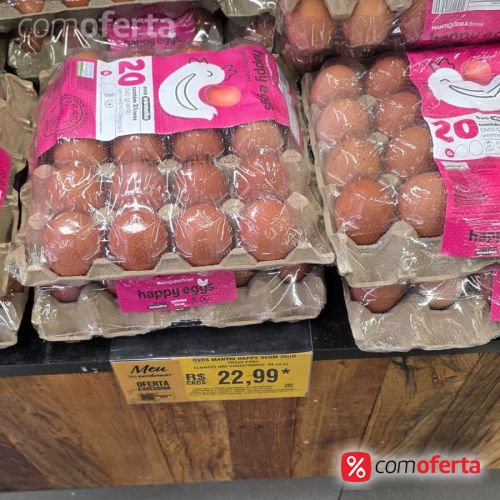 Ovos Vermelhos Pente 20 Unidades