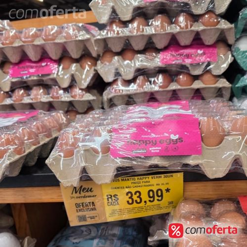 Ovos Vermelhos Pente 30 Unidades