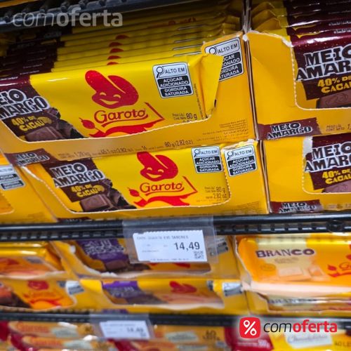 Chocolate Barra Garoto 80g