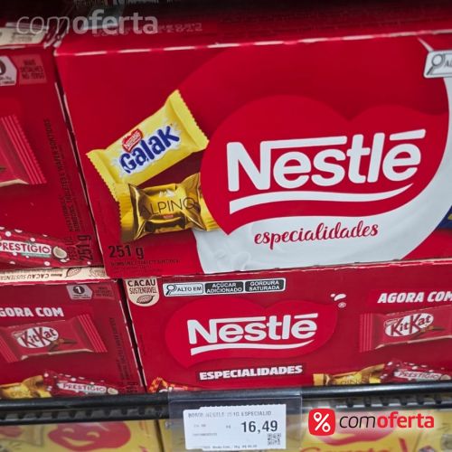 Caixa de Bombom Especialidades 251g - Nestlé