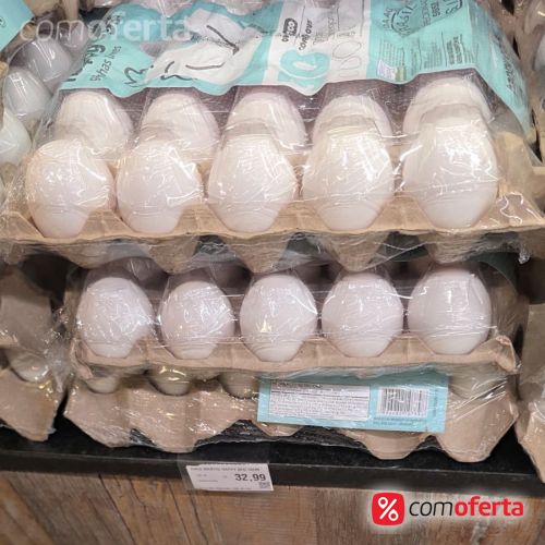 Ovos Brancos Pente 30 Unidades