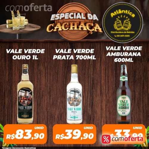 Cachaça Vale Verde - 1L