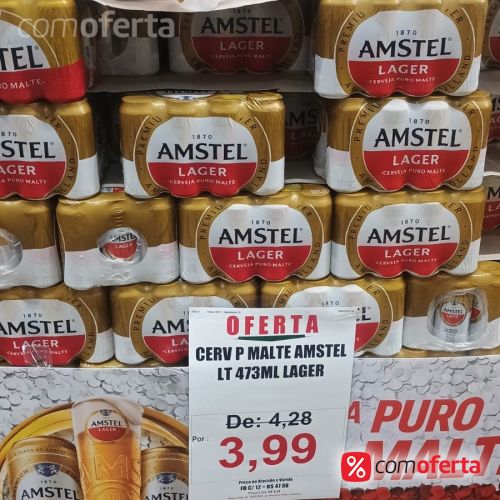 Cerveja Amstel Lager 473ml - Latão