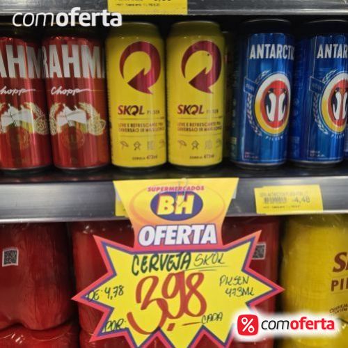 Cerveja Skol 473ml - Latão