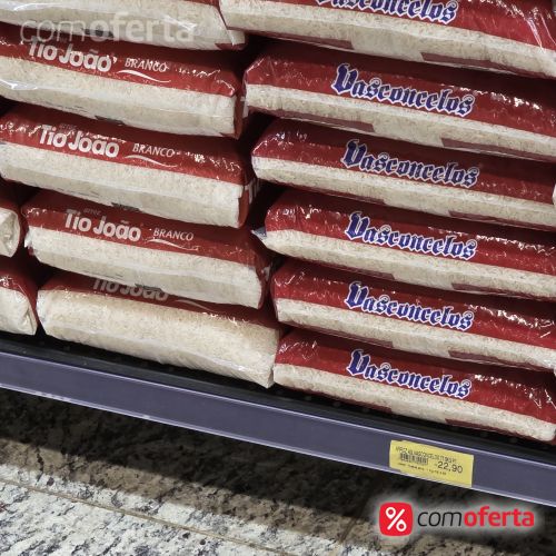 Arroz Branco Vasconcelos Tipo1 - 5Kg