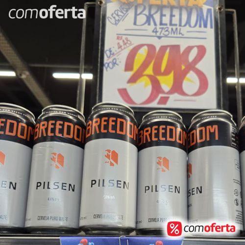 Cerveja Breedom Pilsen 473ml Latão