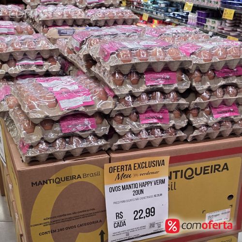 Ovos Vermelhos Pente 20 Unidades