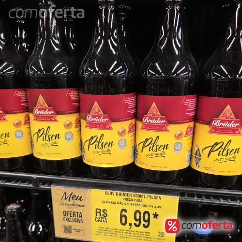 Cerveja Bruder Pilsen 600ml