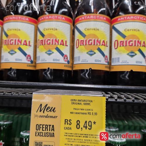 Cerveja Antarctica Original 600ml
