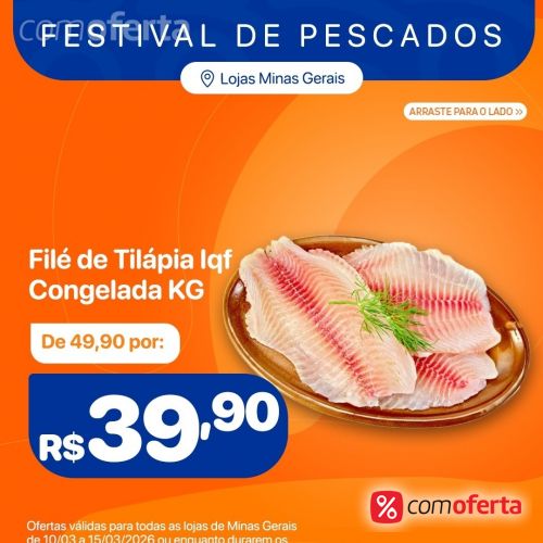 Peixe - Filé de Tilápia - Kg