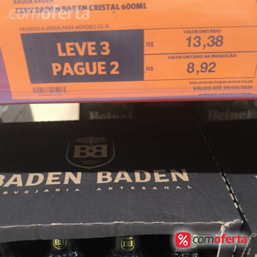 Cerveja Baden Baden Pilsen Cristal 600ml