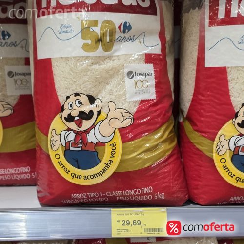 Arroz Branco Tio João Tipo 1 - 5kg