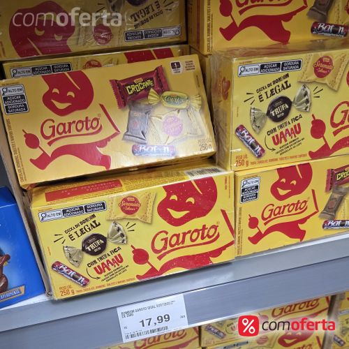 Caixa de Bombom Sortido Garoto 250g