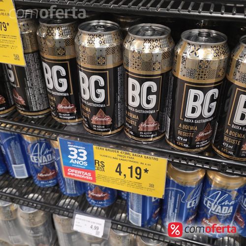 Cerveja Bruder Baixa Gastronomia 473ml - Latão