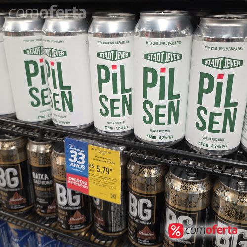 Cerveja Stadt Pilsen 473ml - Latão