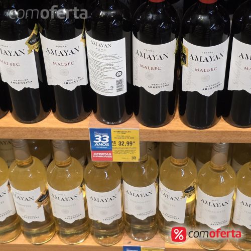 Vinho Argentino Amayan 750ml