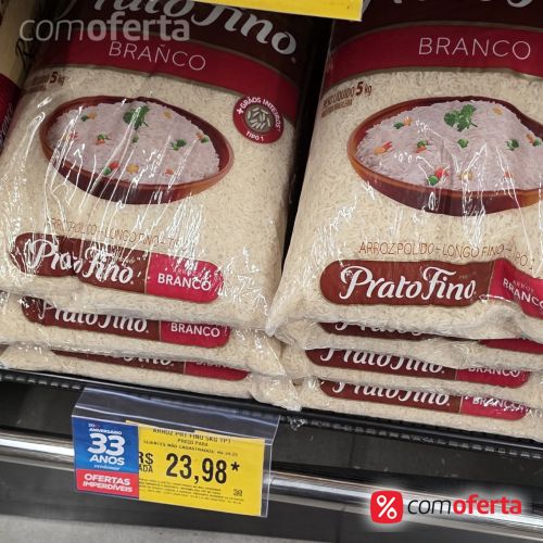 Arroz Branco Prato Fino Tipo 1 - 5kg