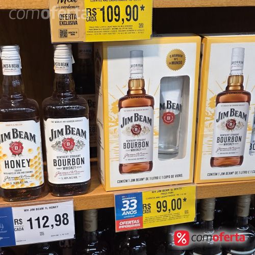 Whisky Jim Beam Bourbon - 1L