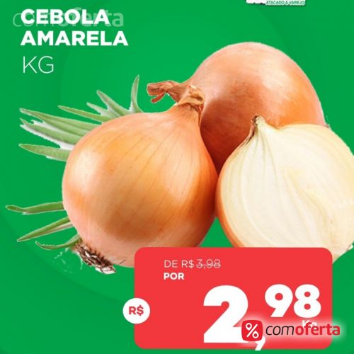 Cebola Branca - Amarela - kg