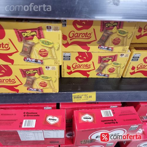Caixa de Bombom Sortido Garoto 250g