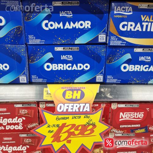 Caixa de Bombons Lacta Favoritos Sortidos 250,6g