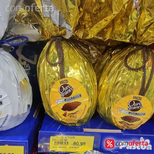 Ovo de Páscoa Ouro Branco Lacta - 359g