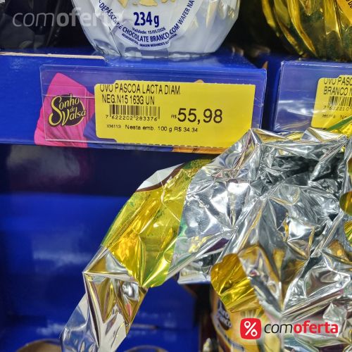 Ovo de Páscoa Diamante Negro 163g - Lacta