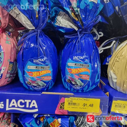 Ovo de Páscoa Hotwheels 166g - Lacta