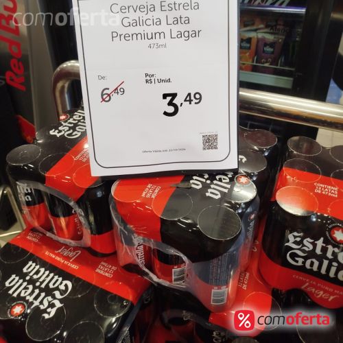 Cerveja Estrella Galicia - 473ml - Latão