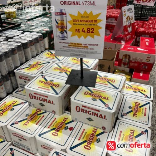 Cerveja Antarctica Original 473ml Latão