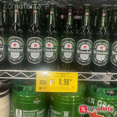 Cerveja Heineken 600ml Garrafa