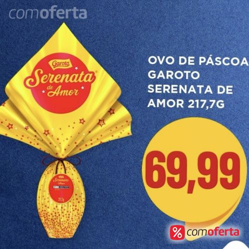 Ovo de Páscoa Serenata de Amor 217,7 g  - Garoto