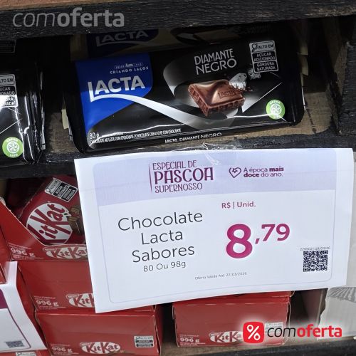 Chocolate Barra Lacta 90g / 98g